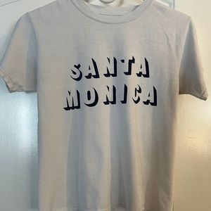 Brandy Melville J. Galt White Santa Monica Tee